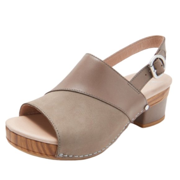 Dansko Shoes - DANSKO | Madalyn Leather SlingBack Heel Sandals 7